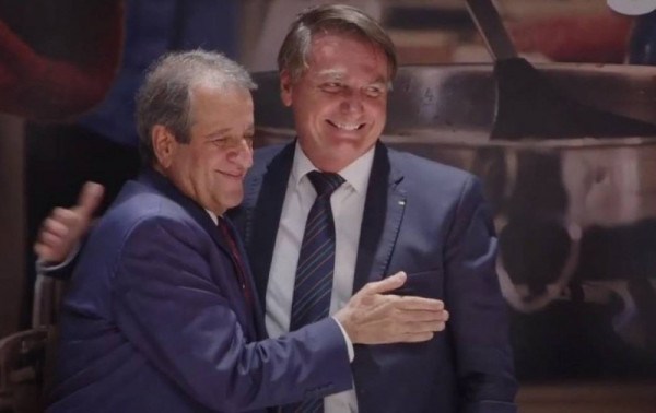 O “casal” Valdemar e Bolsonaro