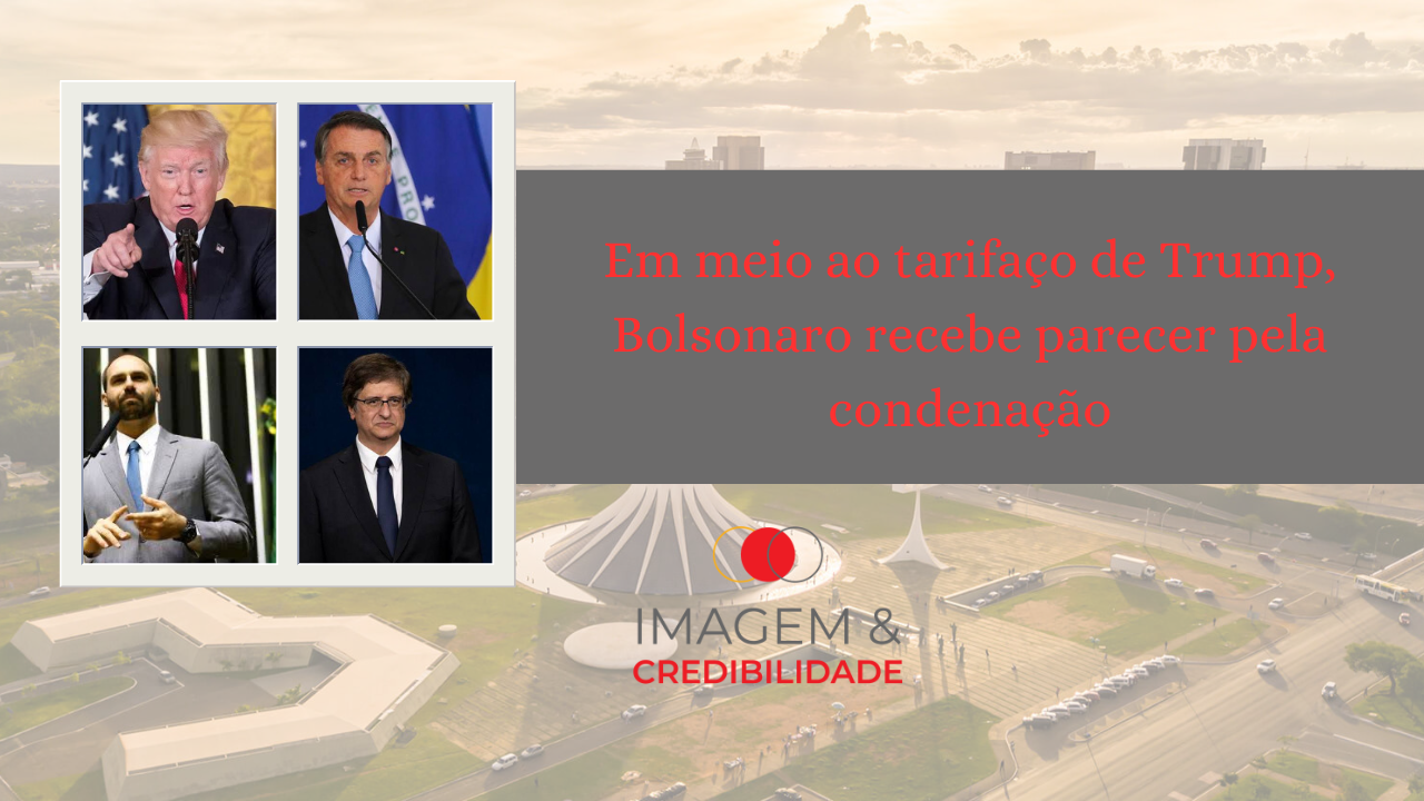 Em meio ao tarifaço de Trump, Bolsonaro recebe parecer pela condenação
