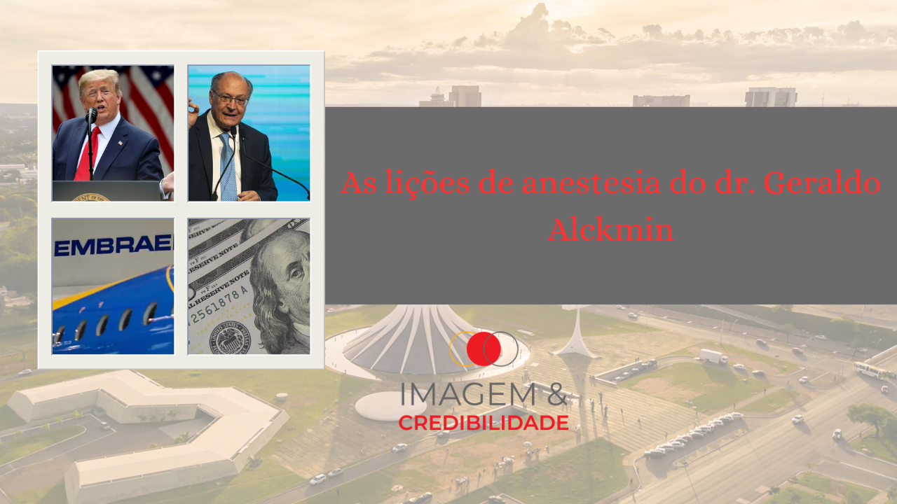 As lições de anestesia do dr. Geraldo Alckmin